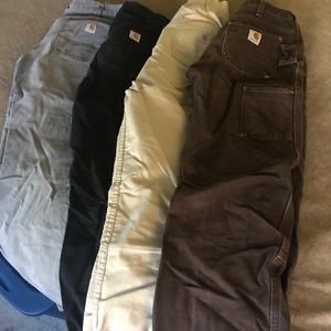 Lot of carhartt pants